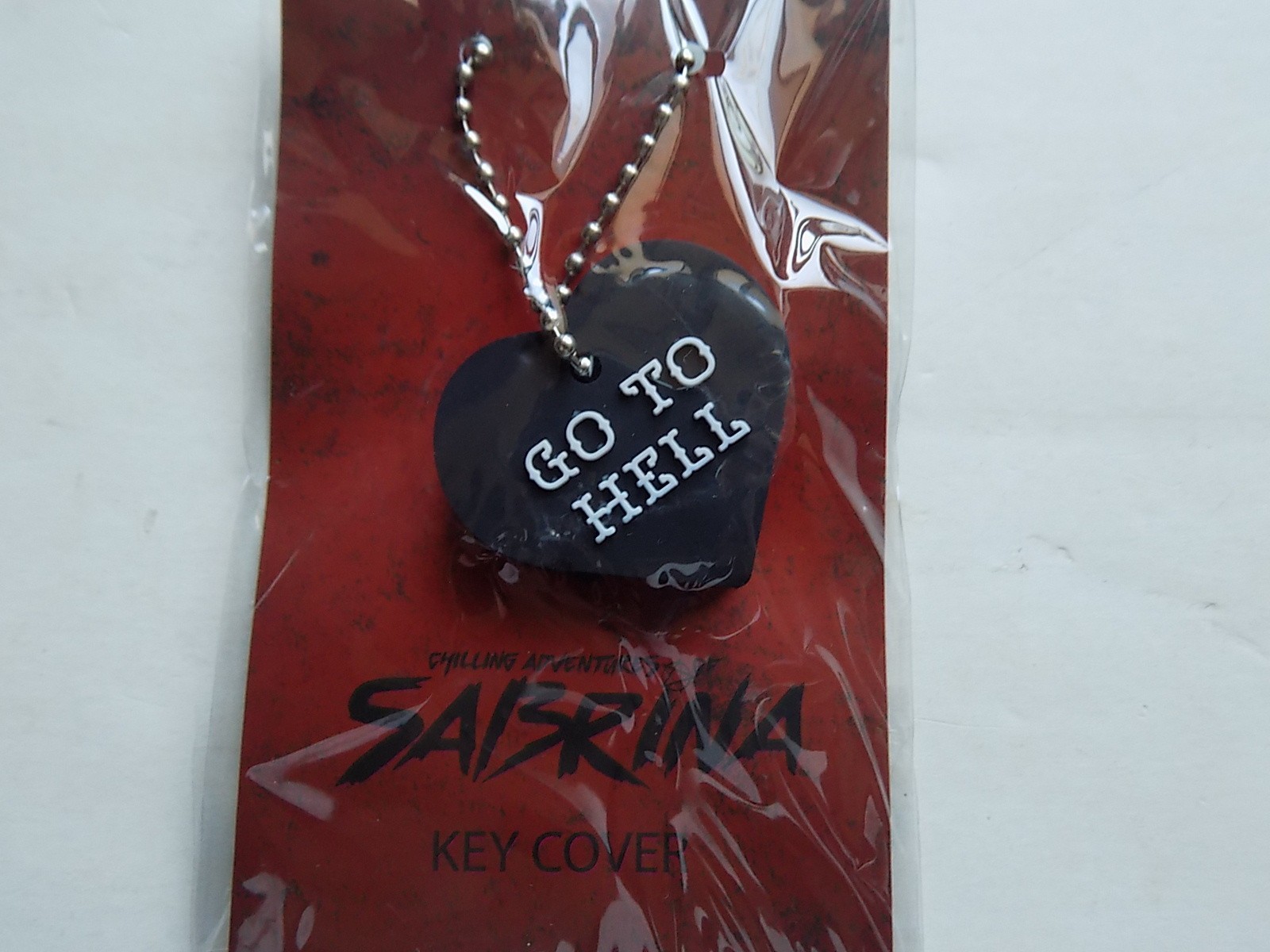 Loot Crate Fright Sabrina Key Cover “Go To Hell” Chain