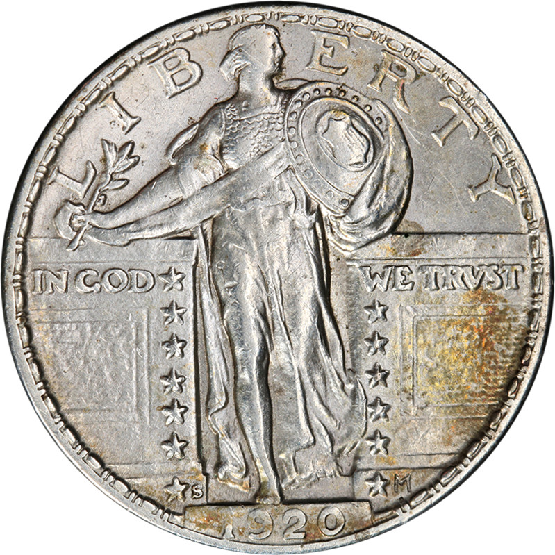 1920-S Standing Liberty Quarter Nice AU/BU Nice Eye Appeal Nice Strike