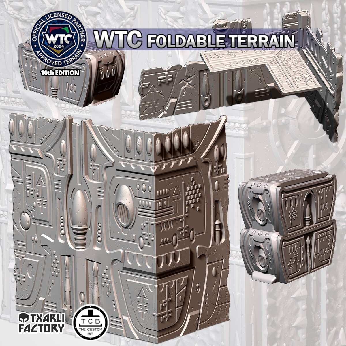 Eldar - WTC 40K Official Foldable Terrain Set (10th Edition)
