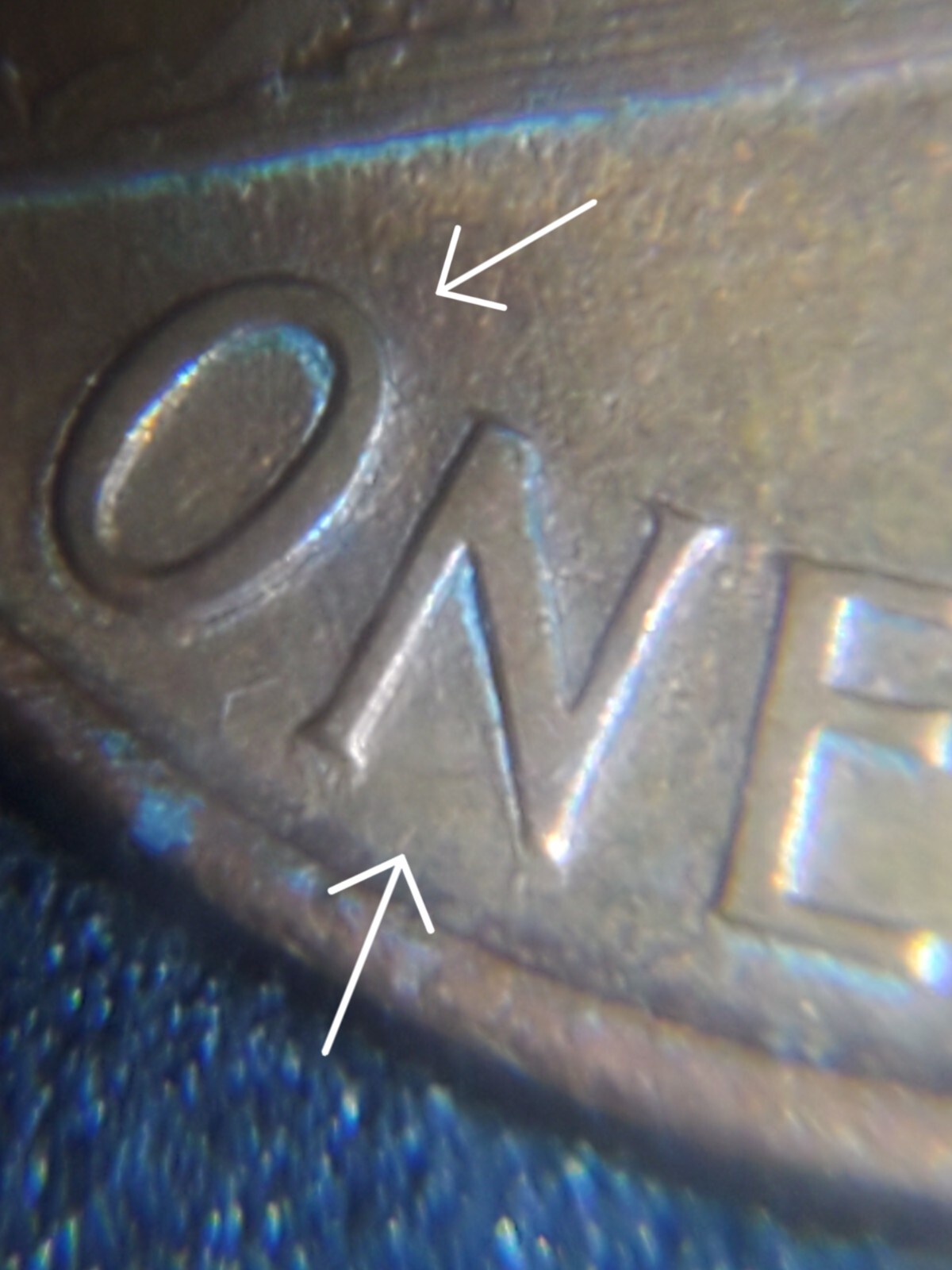 1987 D Memorial Penny, ●EXTREME DOUBLING● Error