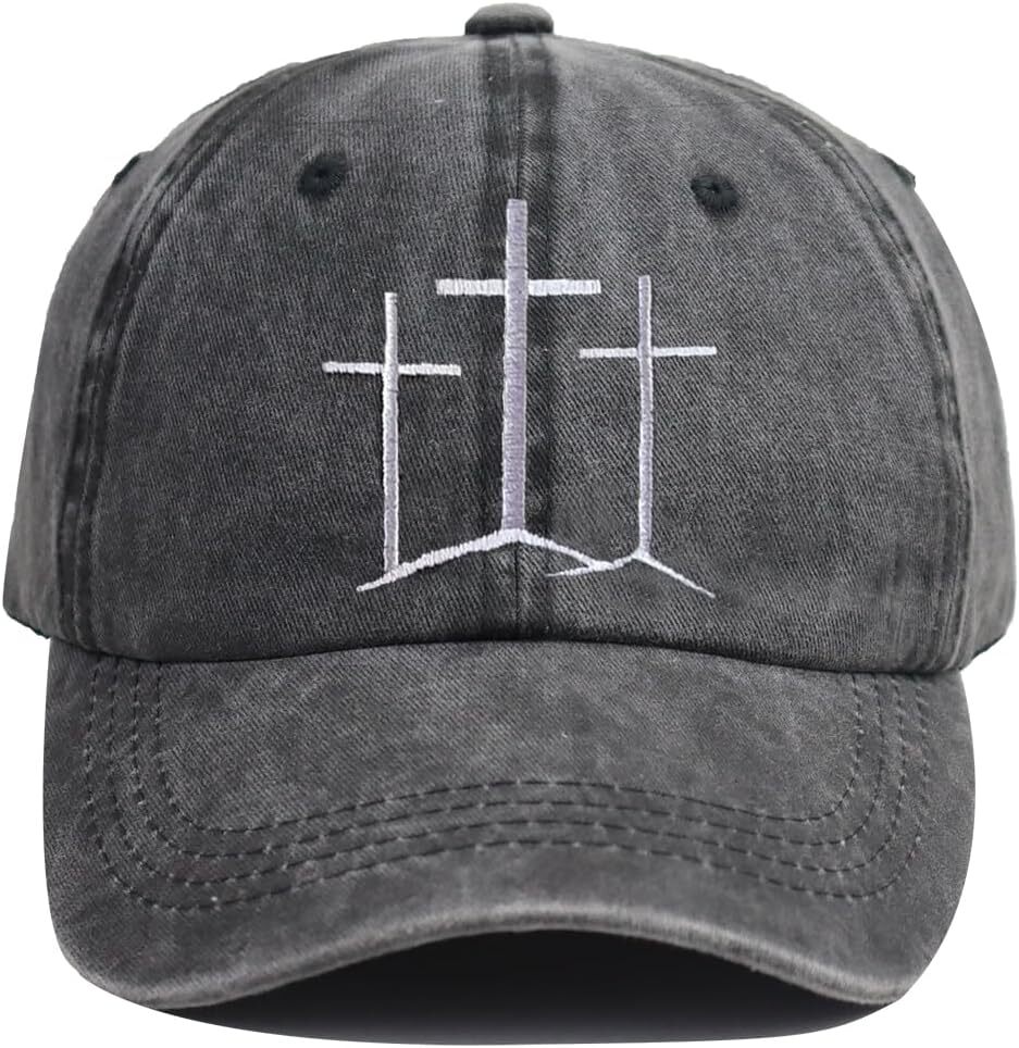 Jesus Hats for Men Women, Religious Gifts Women Men, One Size, Black