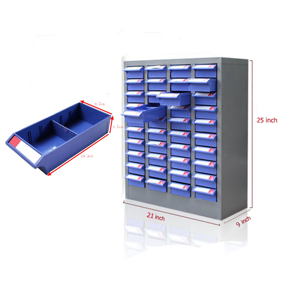 Bolt and Nut Tool Storage Cabinet Part Cabinet Organization Shelves 40 Drawer