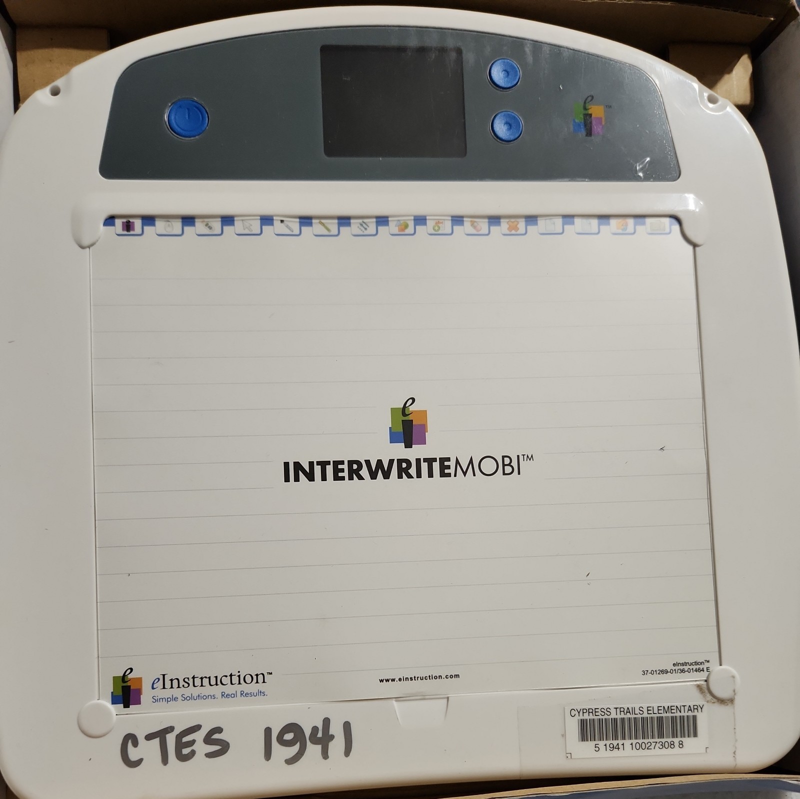 eInstruction Interwrite Mobi IP501 Wireless Interactive Digitizer Tablet