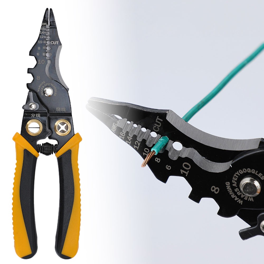 Multifunction Wire Stripper Plier Electric Cable Stripper Crimper Cutter CW