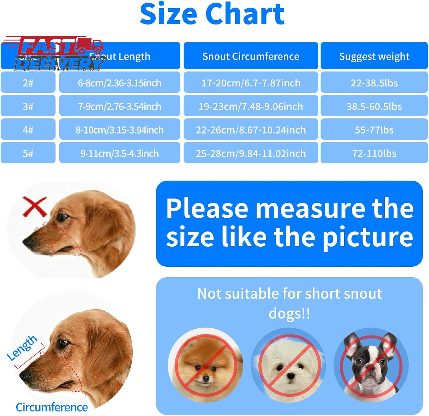 Dog Muzzle, Soft Basket Muzzle for Dogs, Dog Mouth Guard for Small Medium Large