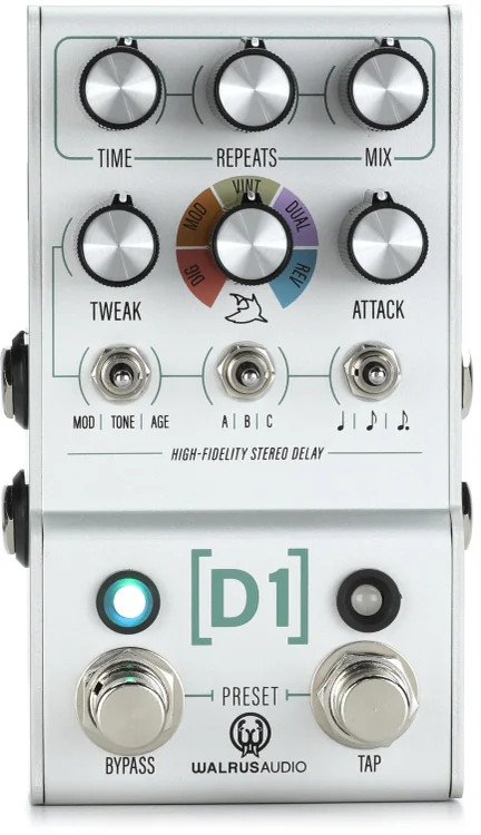Walrus Audio Mako Series D1 High-fidelity Delay Pedal - Version 2