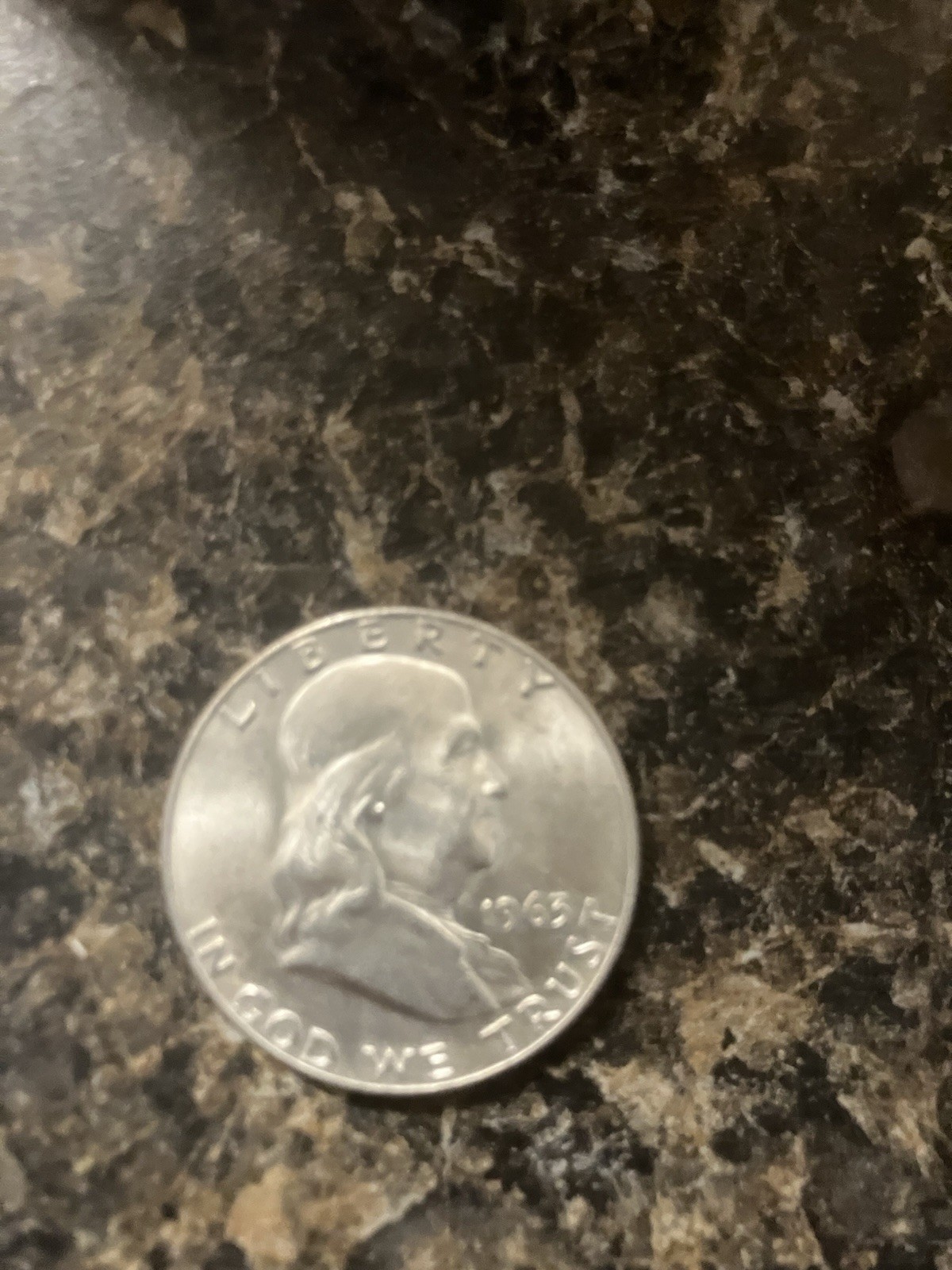 Year under 1964 Franklin Half Dollar SILVER 50C Coin Liberty