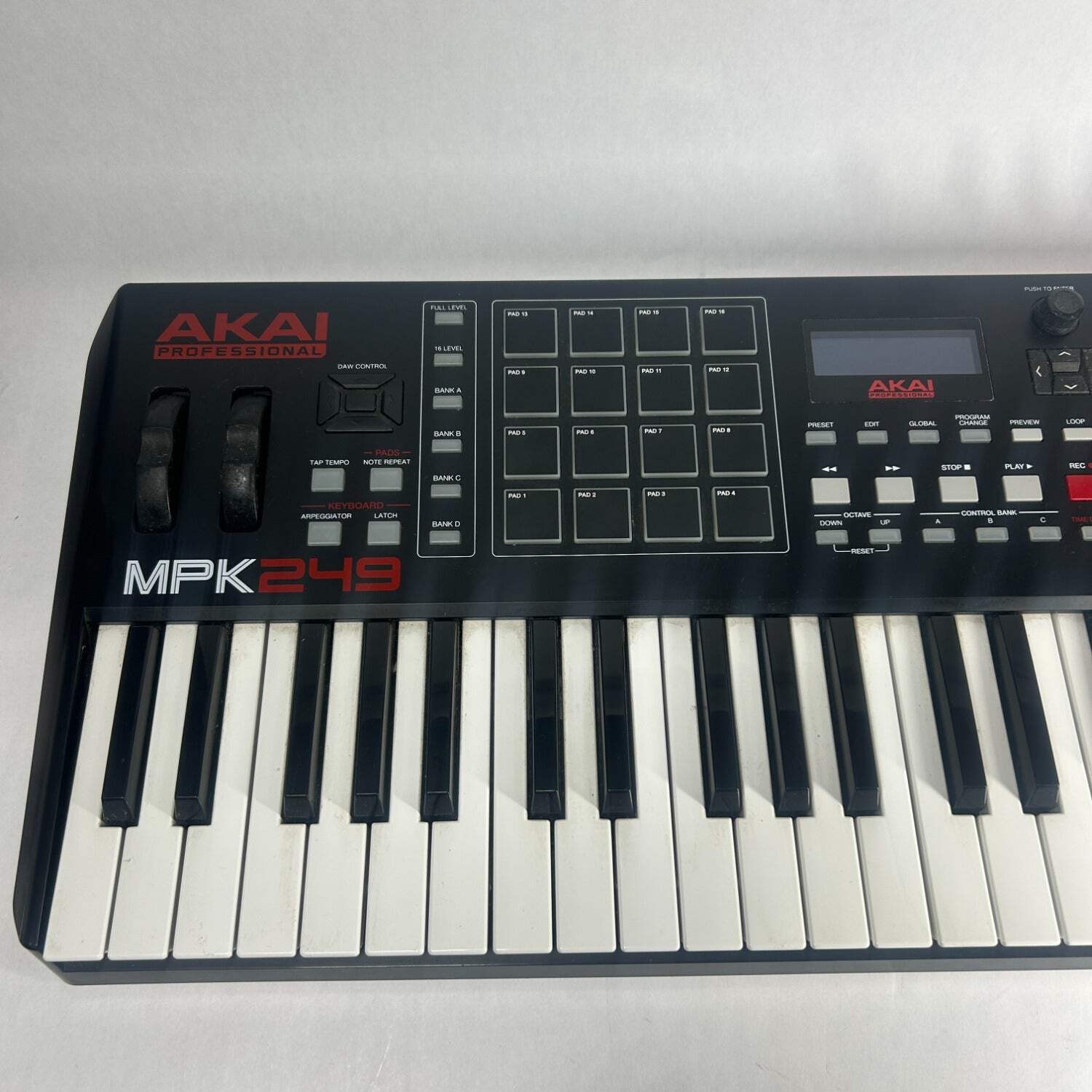 Broken Akai MPK 249 MIDI Keyboard Controller MPK249 Broken