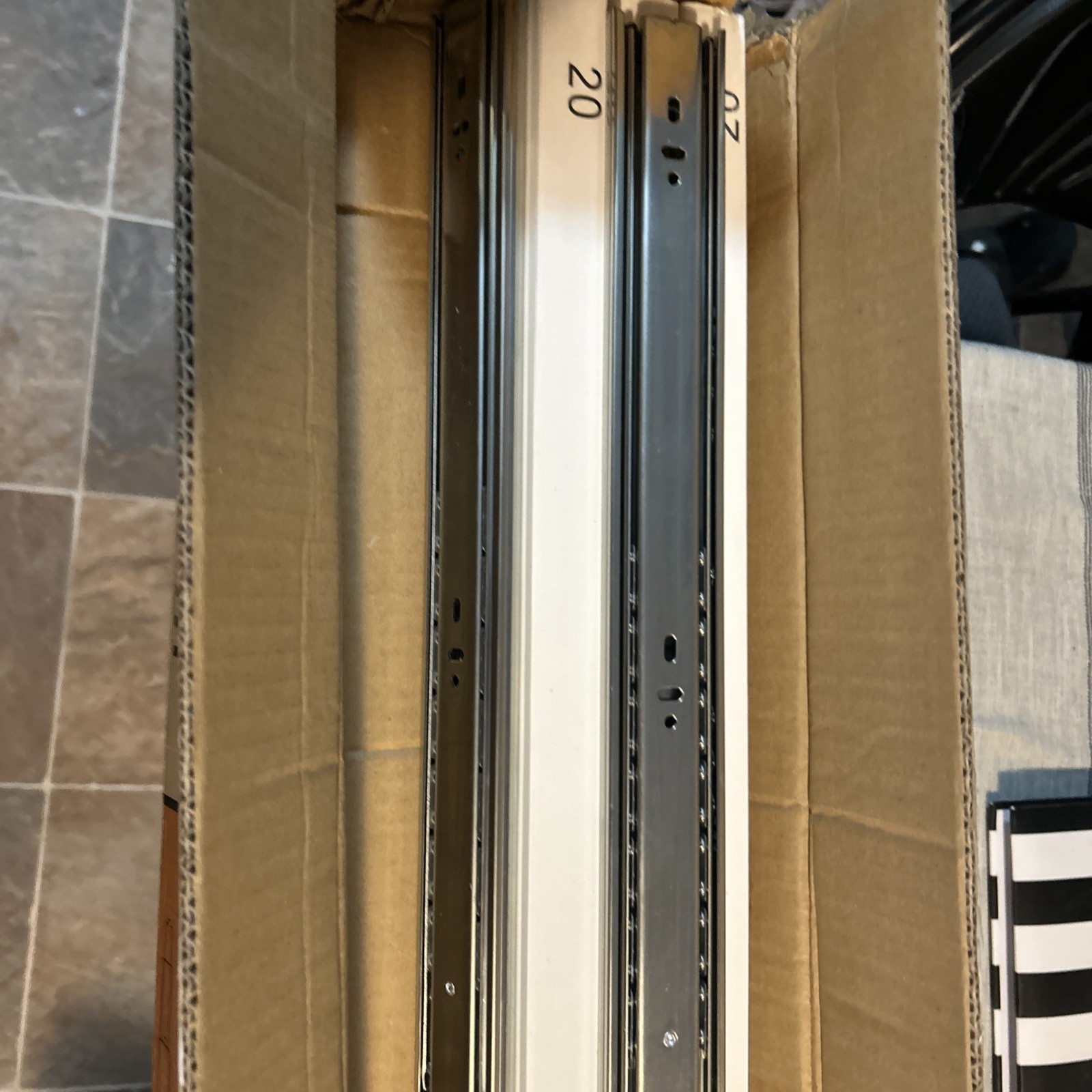 4 Pairs 20 Inch Soft Close Drawer Slides