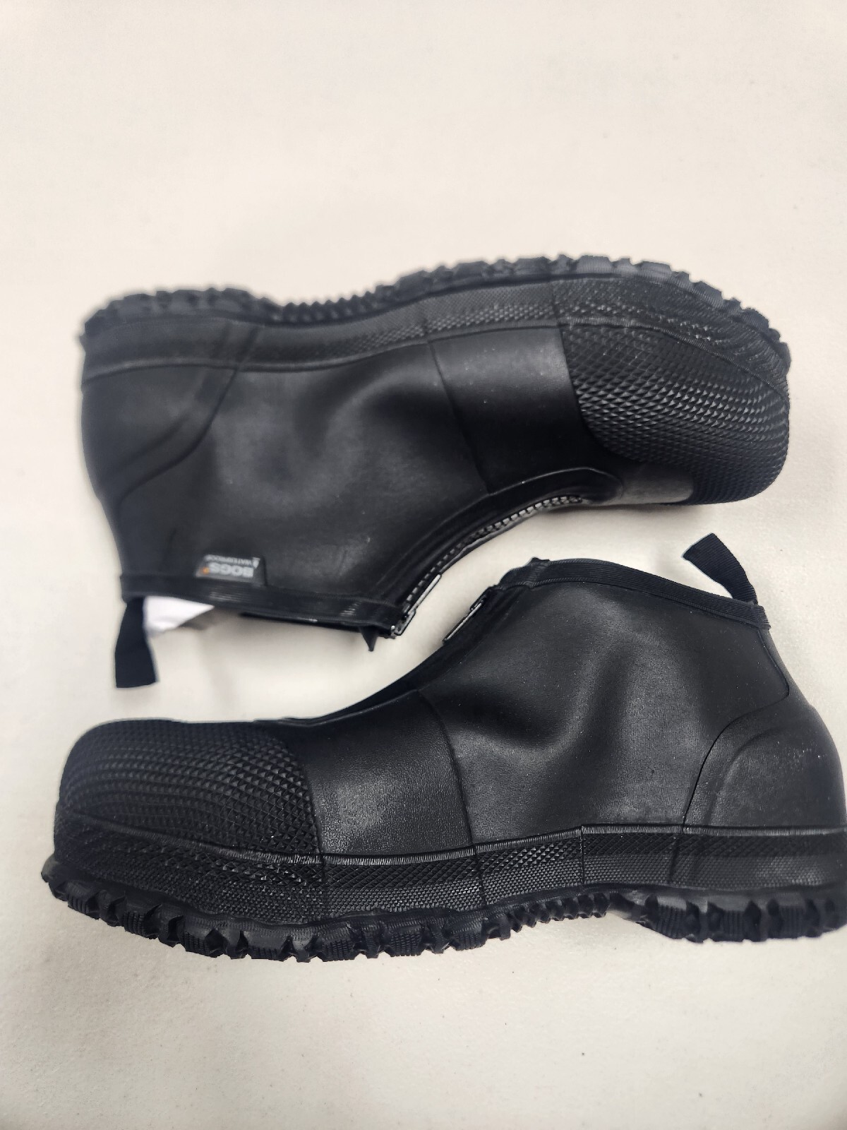 Bogs Men's Composite Toe Work Construction Overshoe Zip Black Size 10