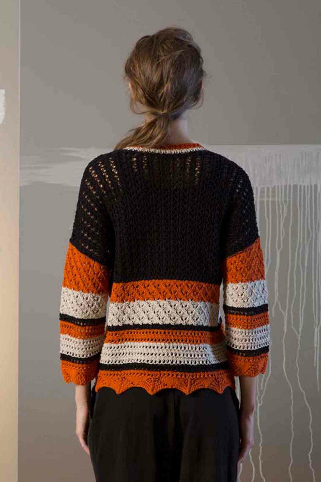 Pullover - Lang Yarns Quattro - Model Package Knitting Package With Instructions