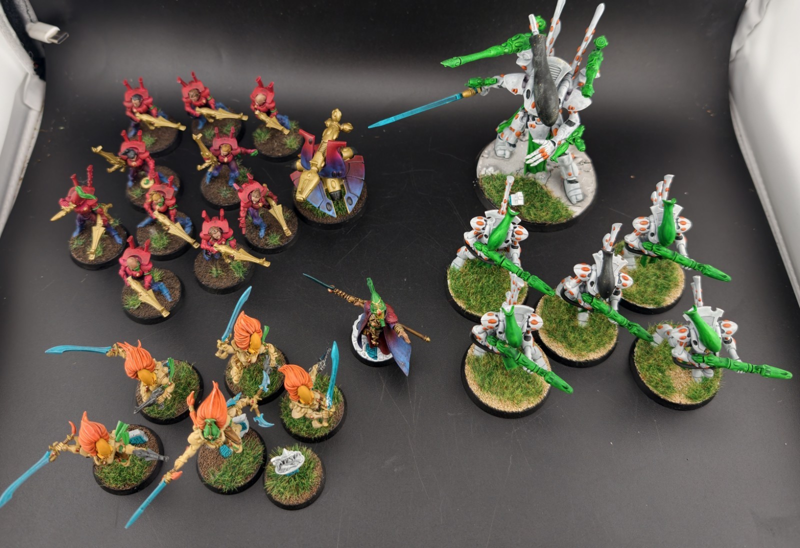 BATTLE READY! NICELY PAINTED! Eldar Army Aeldari Warhammer 40k
