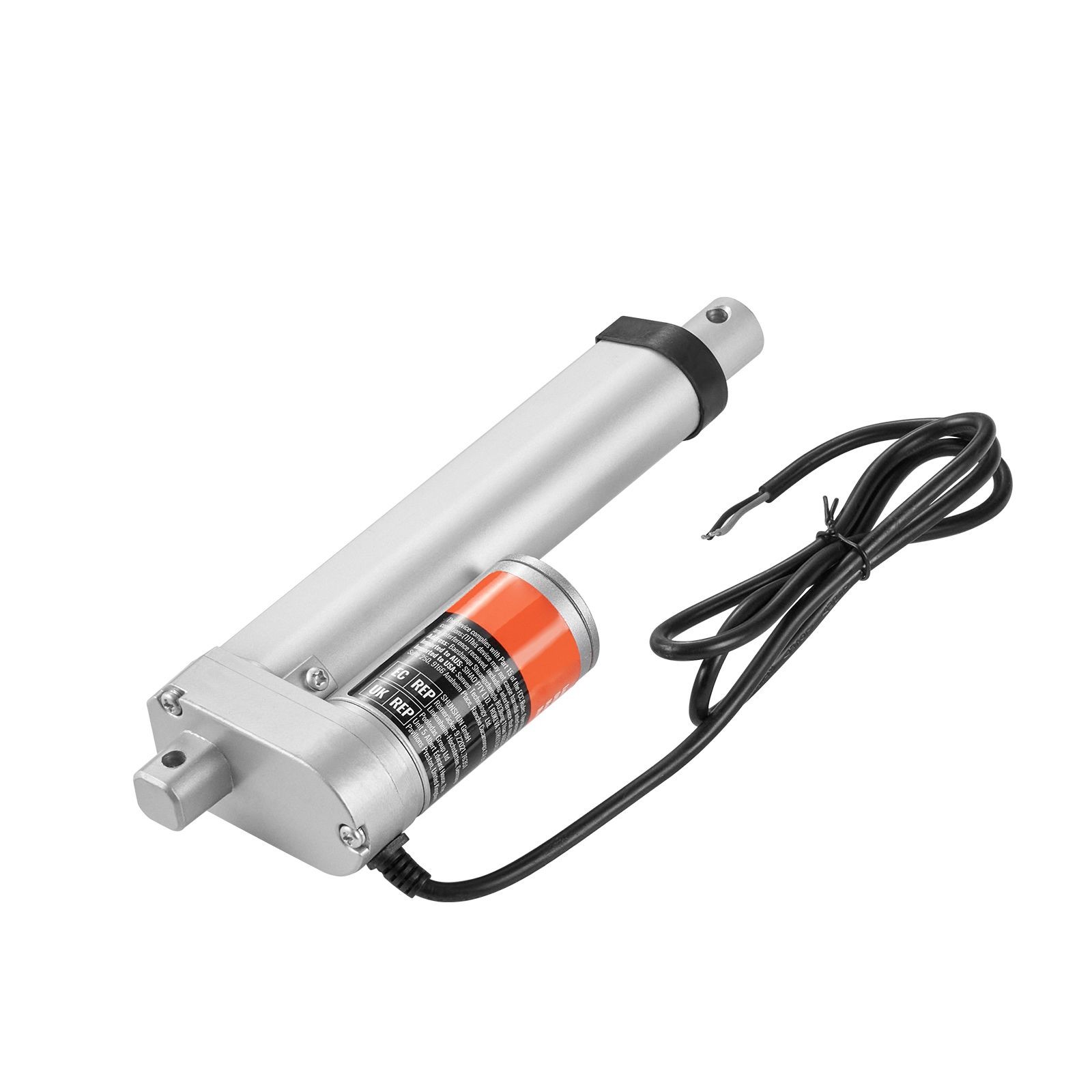 12V 4-Inch Linear Actuator 330lbs, 0.19in/s Speed, IP54 Protected