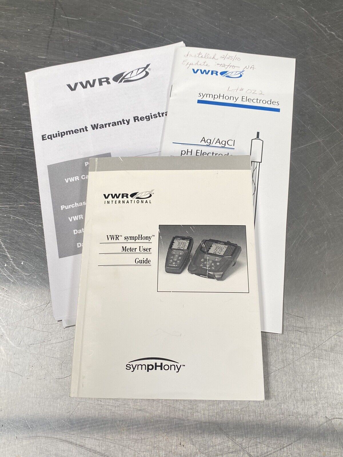VWR Scientific SympHony Meter Electrode - Users Manual /Instructions Book