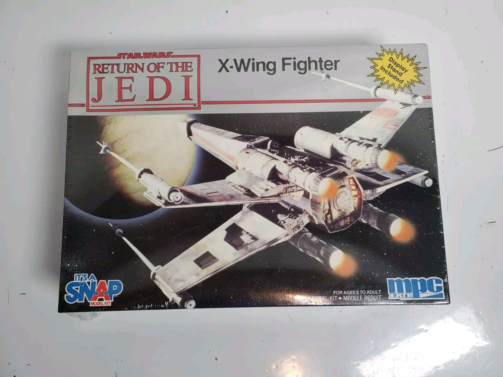 MPC/ERTL Star Wars Return of the Jedi Vintage X-Wing Fighter 1990 Snap Model Kit