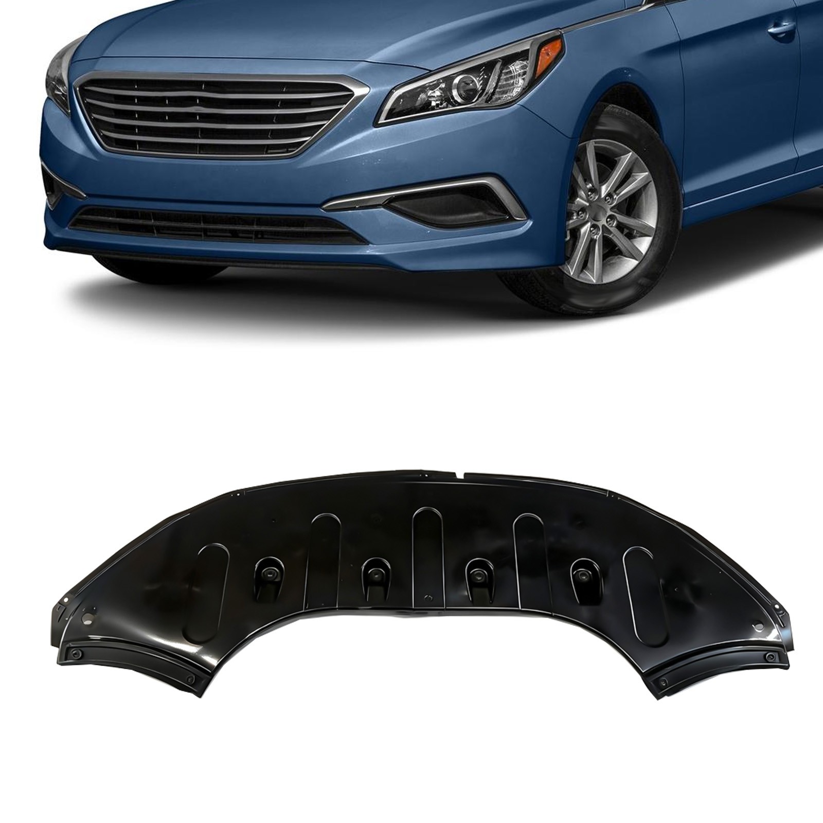Front Engine Splash Shield Under Cover For 2015-2017 Hyundai Sonata HY1228185