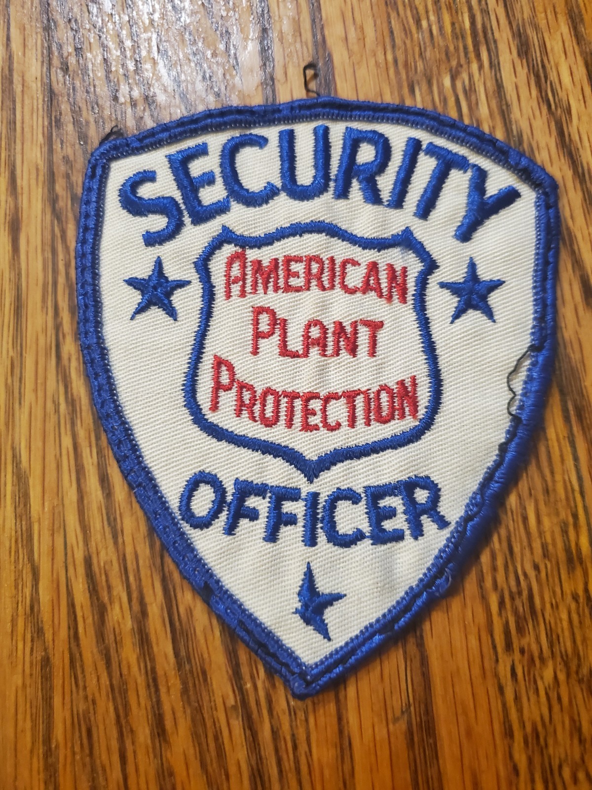 vintage, collectible item from a private, obsolete security company