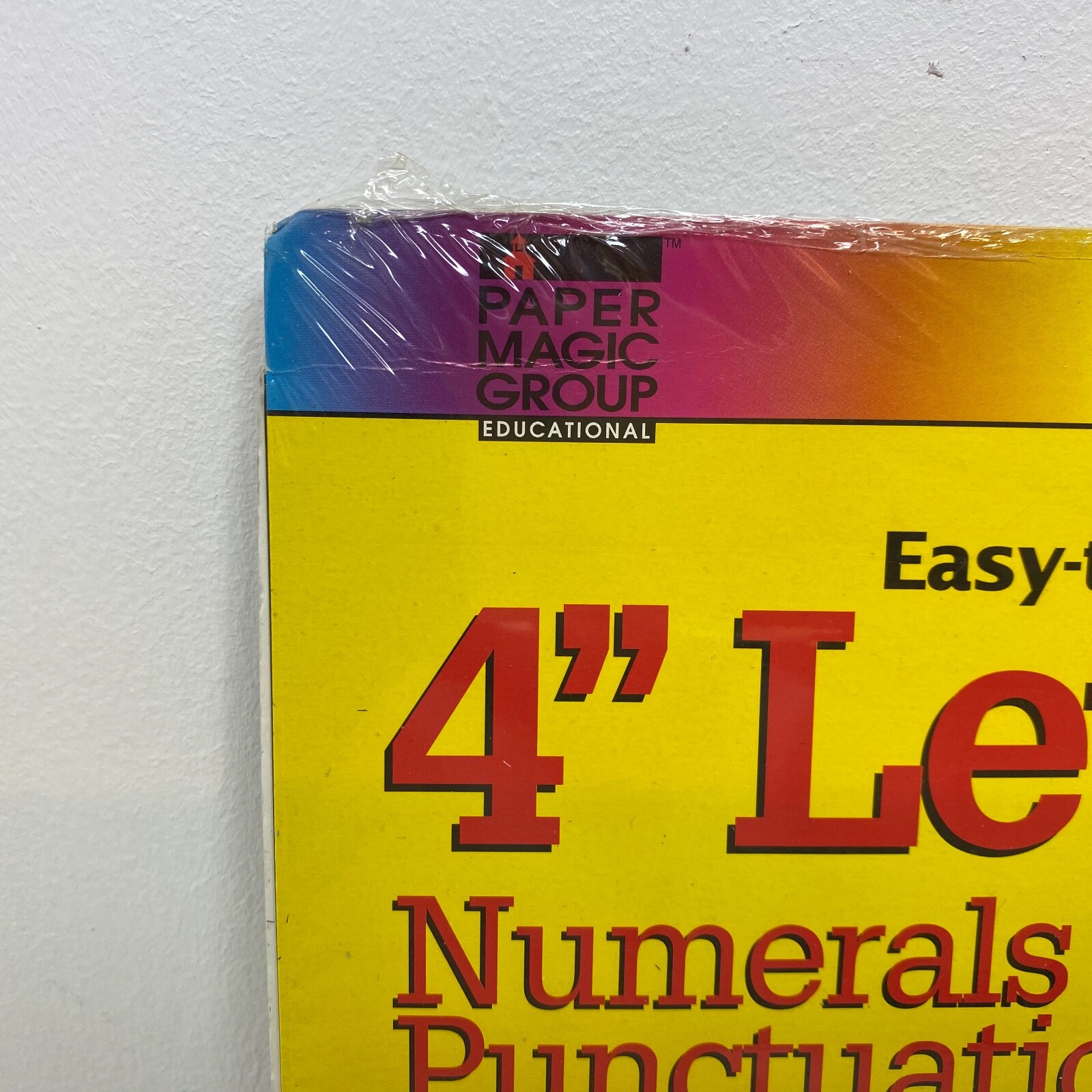Paper Magic Group Educational 4" Letters Numerals Punctuation Marks 88 Pieces