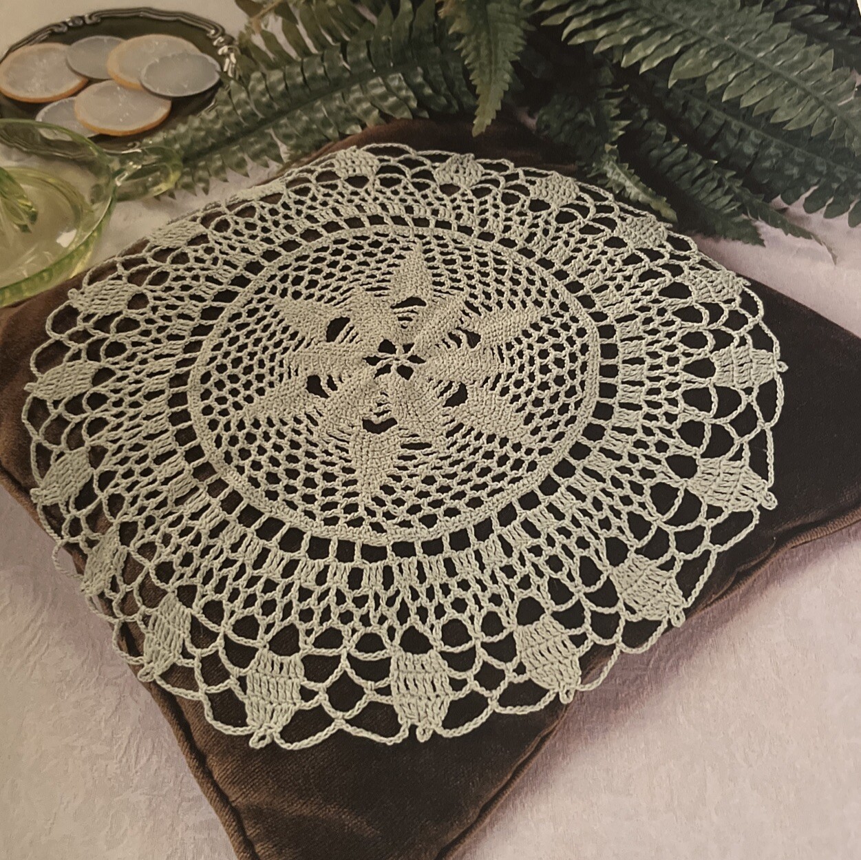 CROCHET  ~ “Morning Star Doily” ~ PATTERN ~