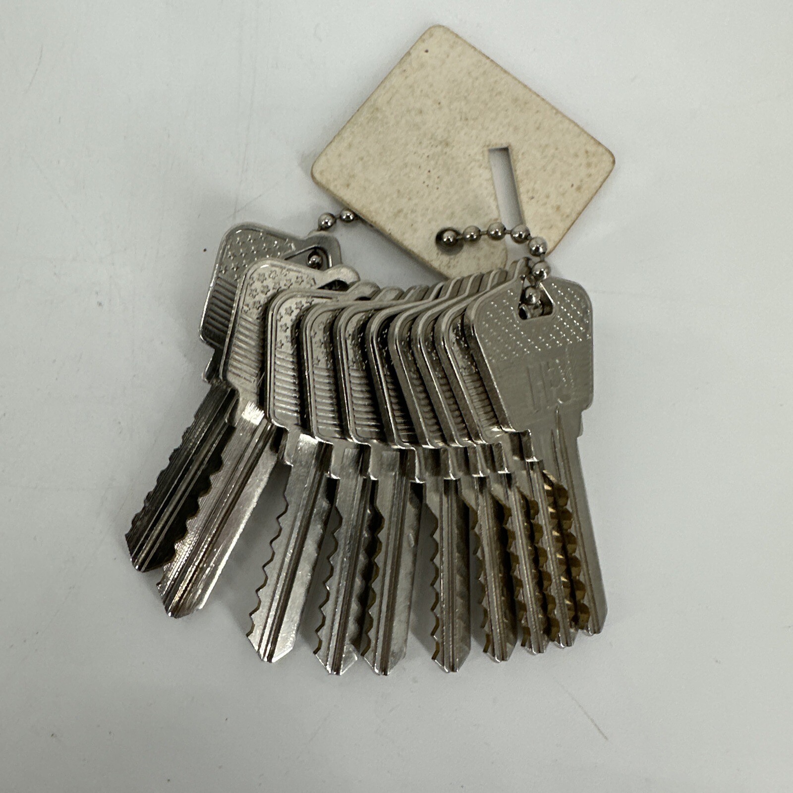 SET OF 10 HPL 733DKS Lock Guide Master Key Set #0-9