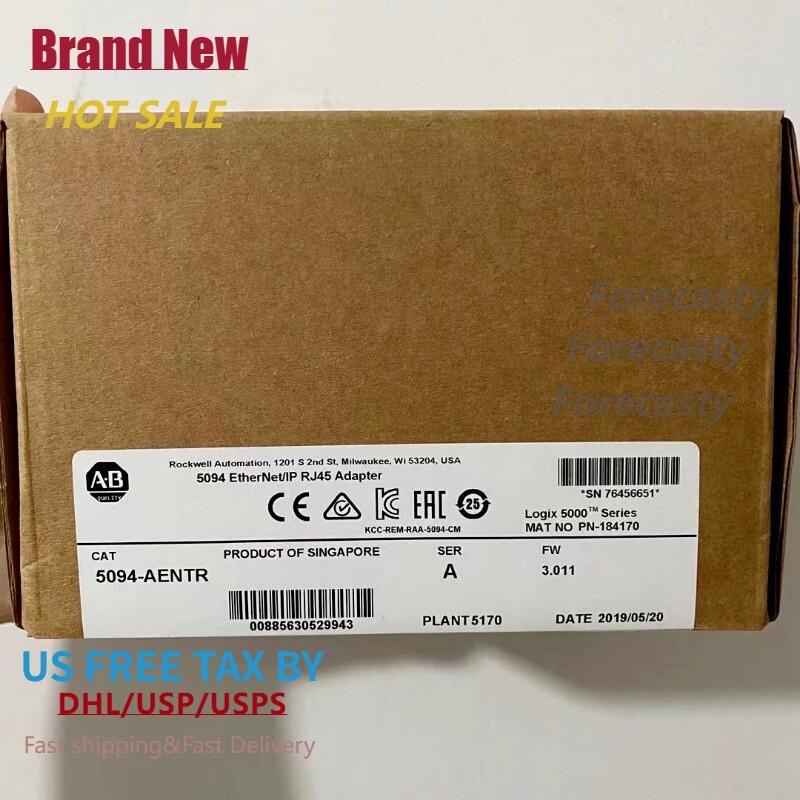 New Allen-Bradley 5094-AENTR Ethernet Adapter 8 Module 5094-AENTR US Free Tax