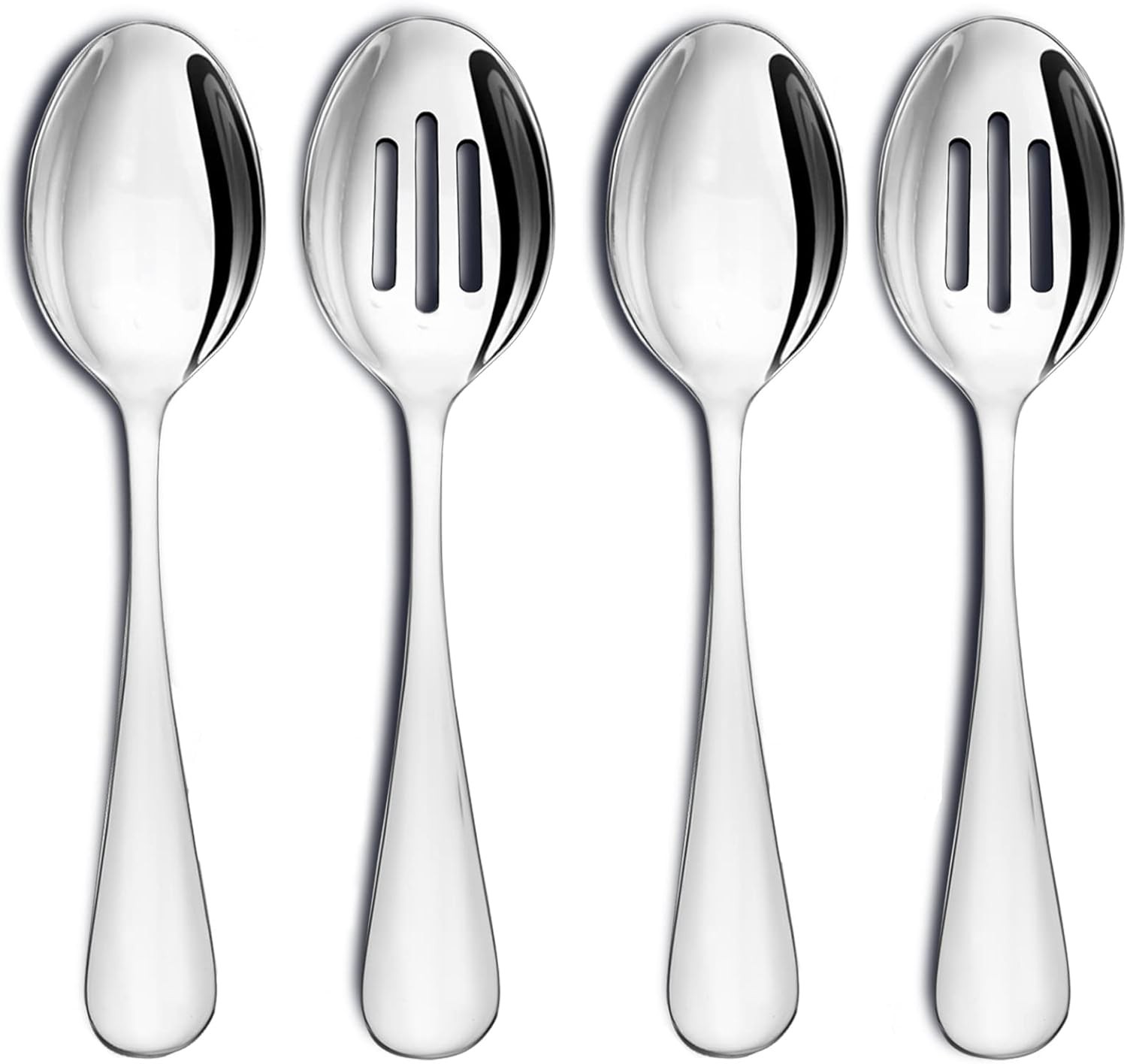 Stainl Steel Buffet Serving Spoons Set, Include 2 Serving Spoons