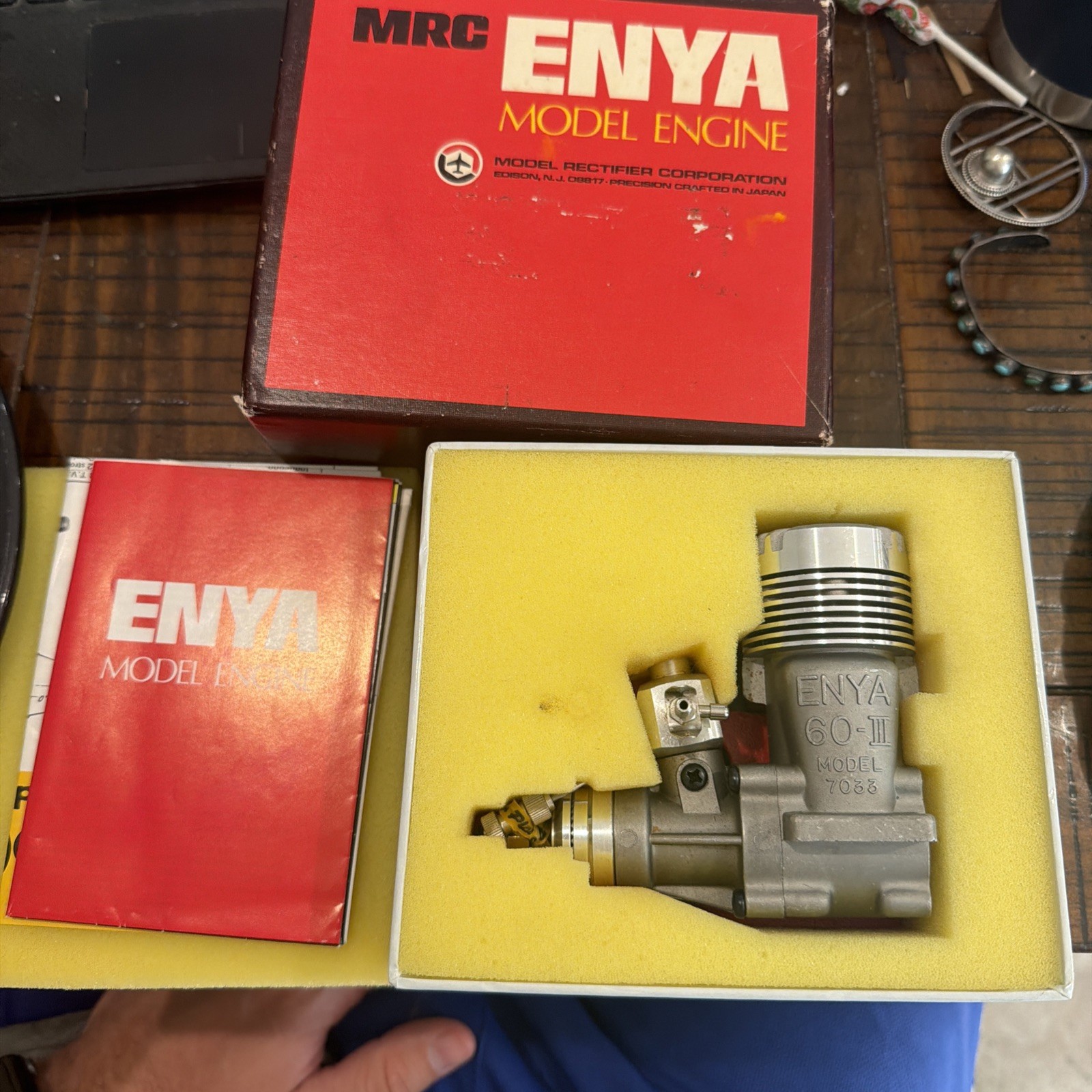ENYA 60 IIIB TV (model 7033) Motor Vintage Engine 10cc In Original Box