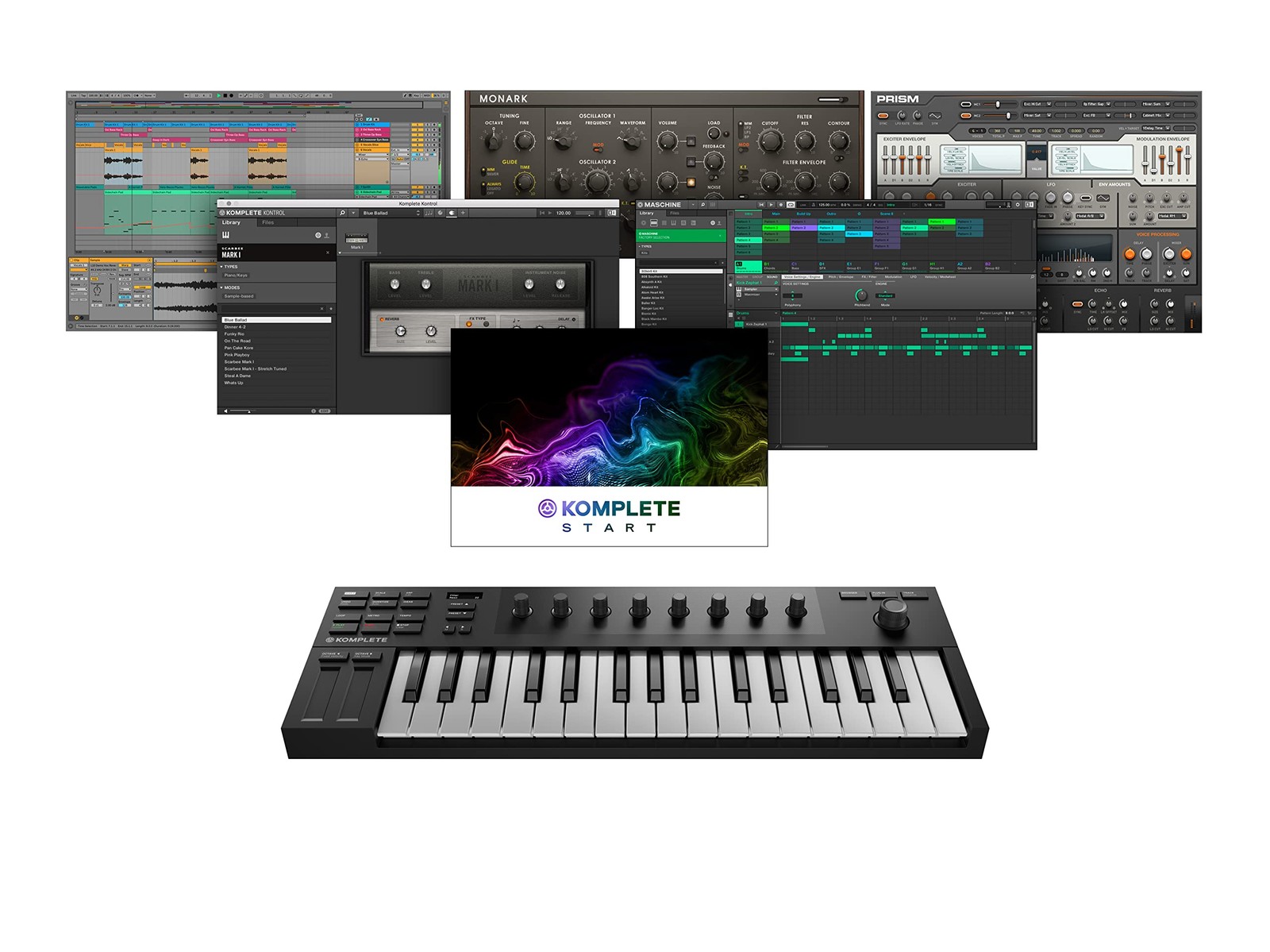 Native Instruments Komplete Kontrol M32 Controller Keyboard, 6.57 x 18.7 x 1.96
