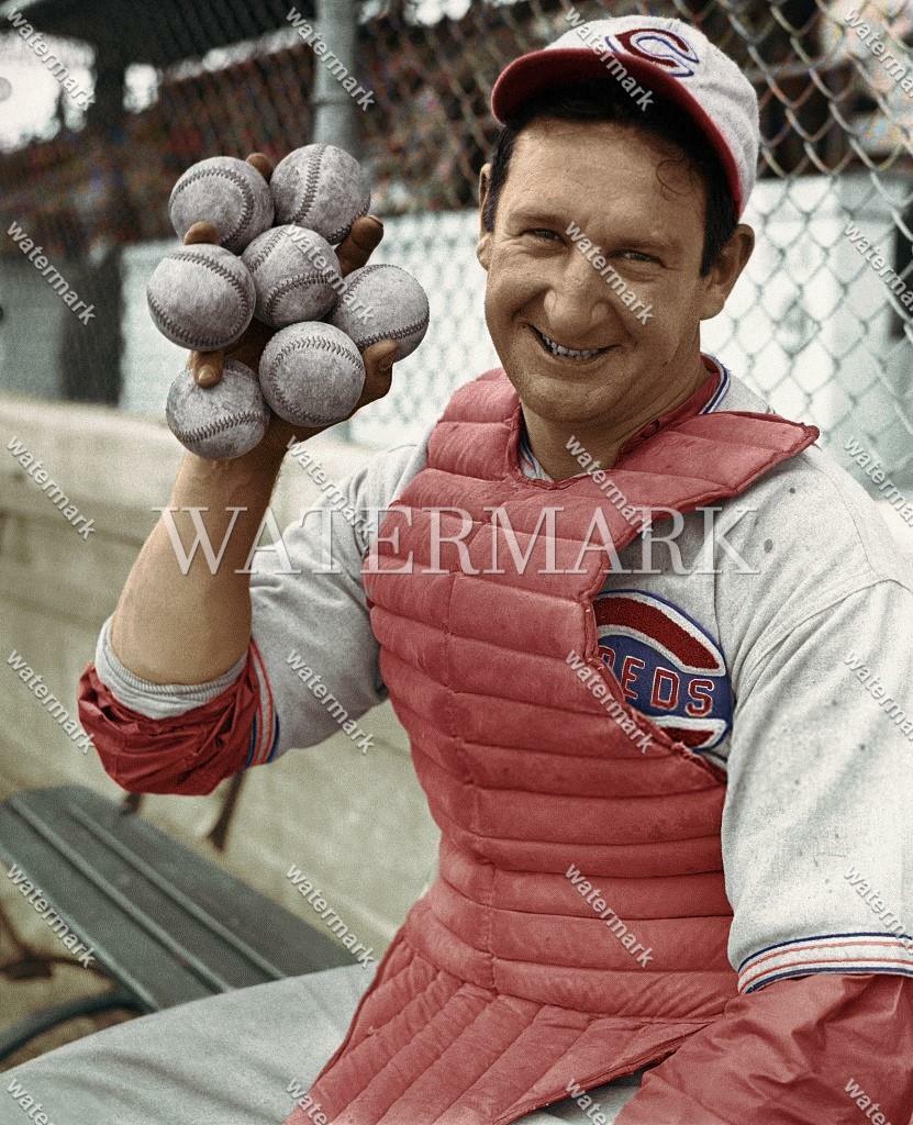 DW778 Ernie The Schnozz Lombardi Cincinnati 8x10 11x14 16x20 Colorized Photo