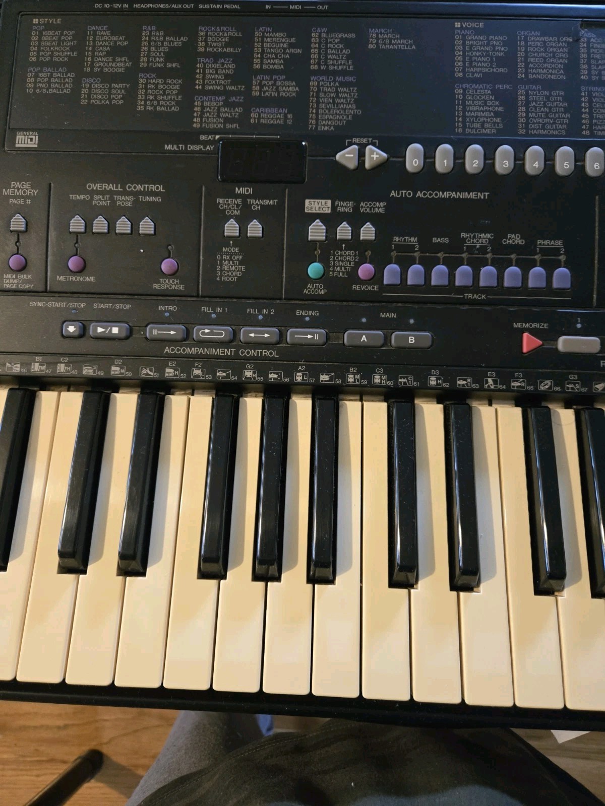 Yamaha PSR-410 Electronic Keyboard
