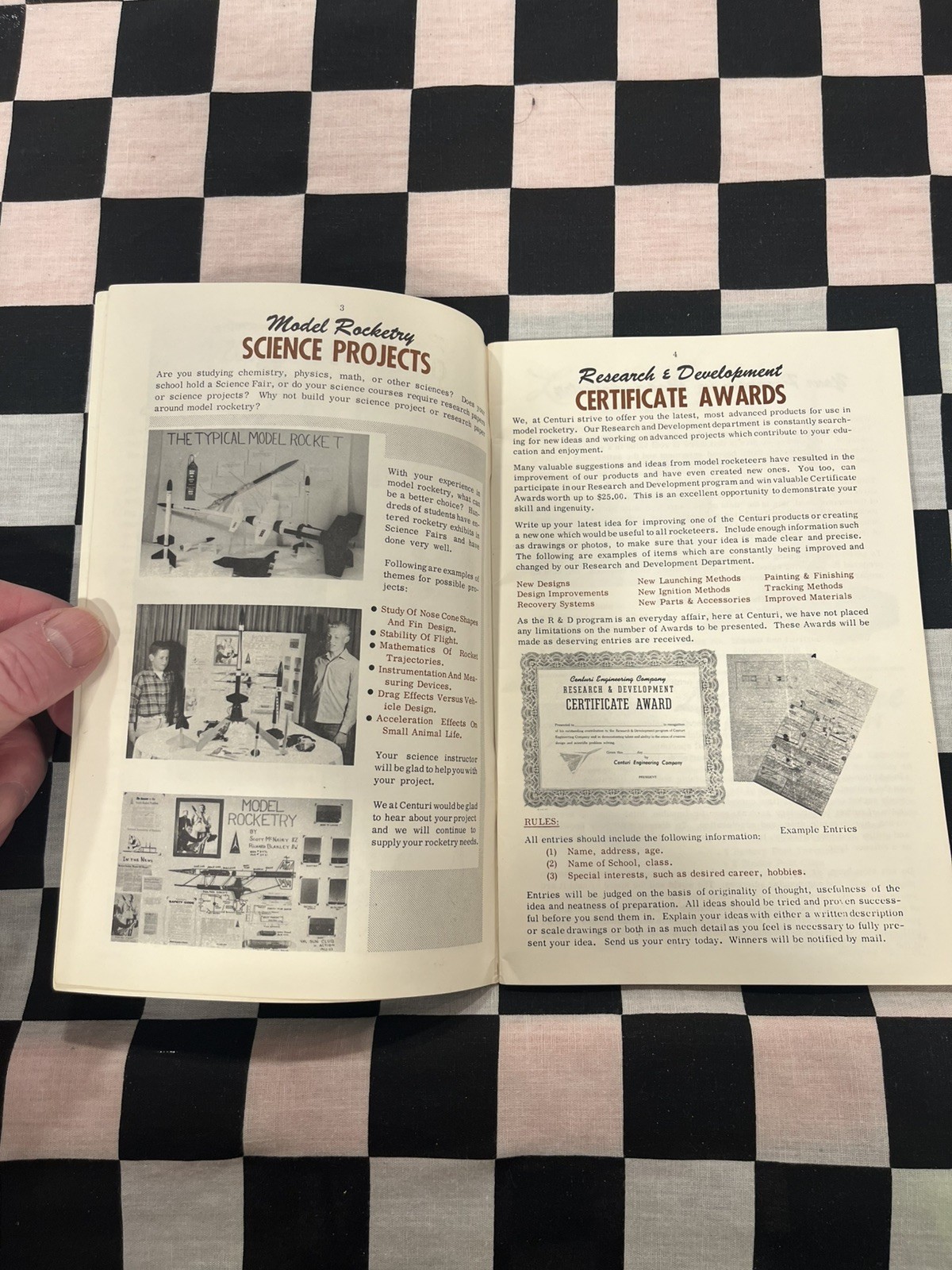 1963 Annual Catalog Centuri Model Rocketry Products