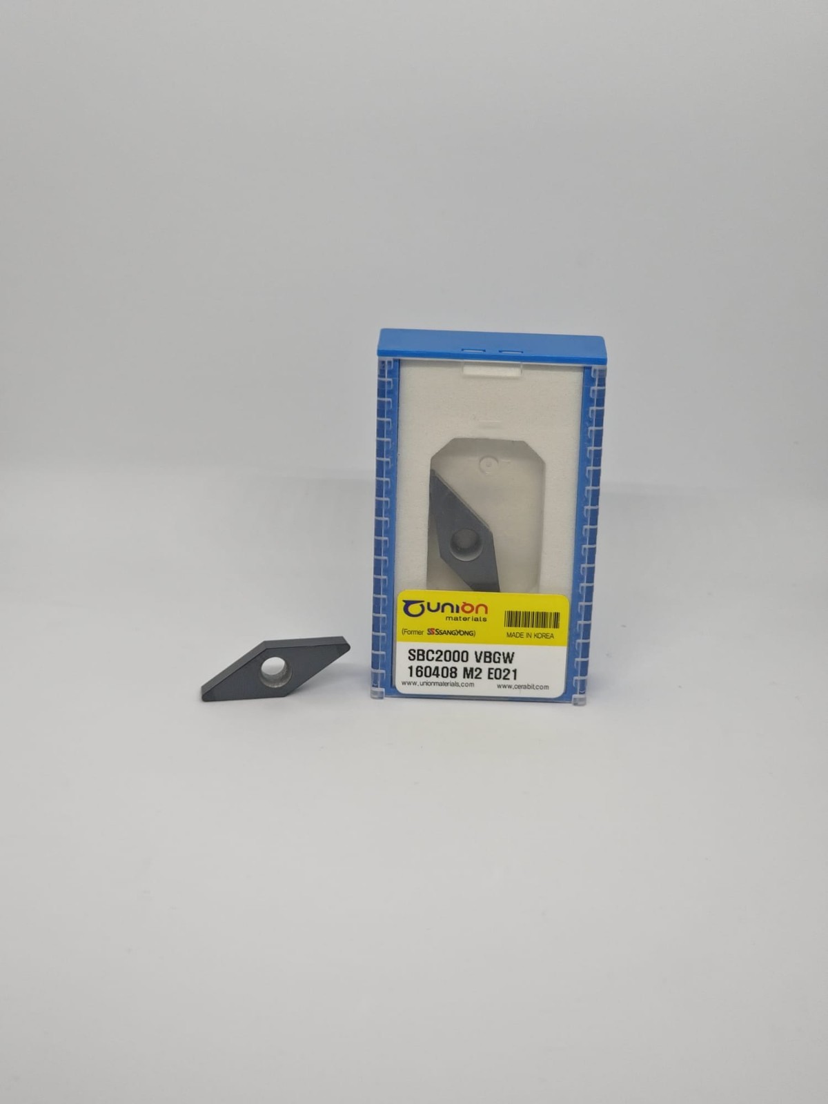 Union VBGW160408 M2 E021 SBC2000 Carbide Turning Insert 1 PCS
