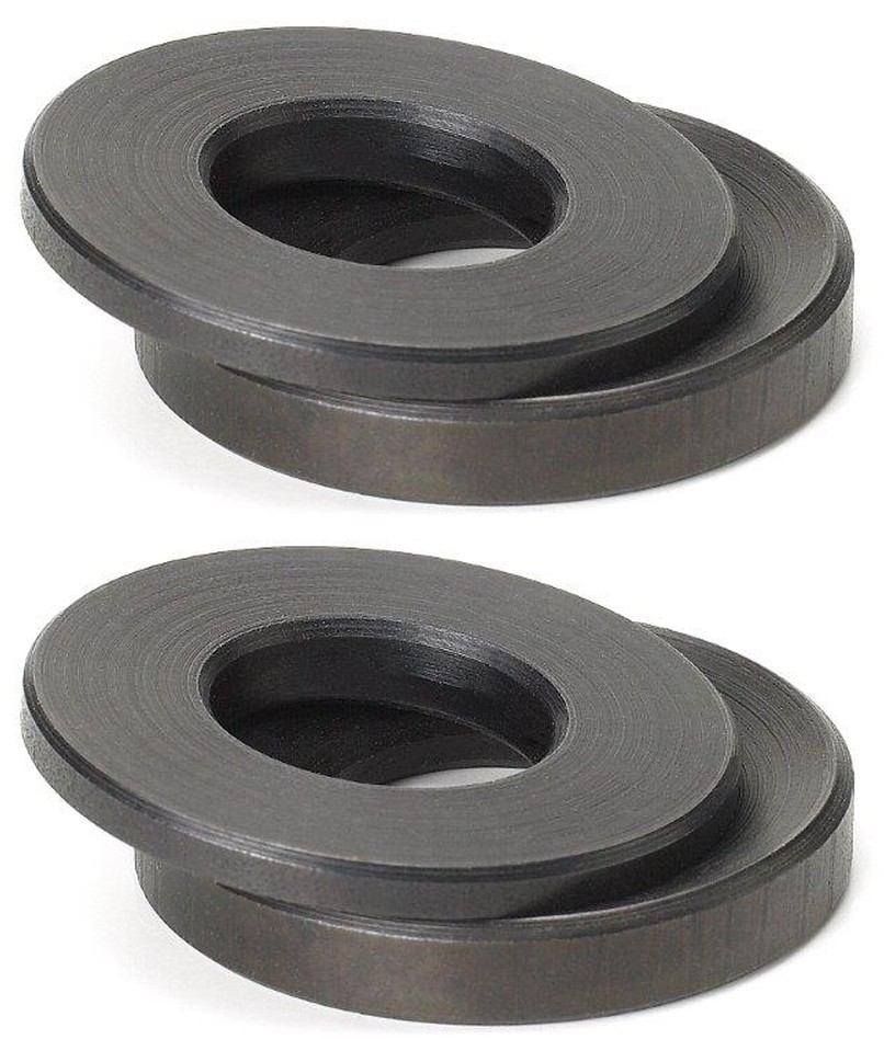 TWO PAIR Morton Low Carbon Steel Spherical Equalizing Washer Sets for 5/8" Arbor