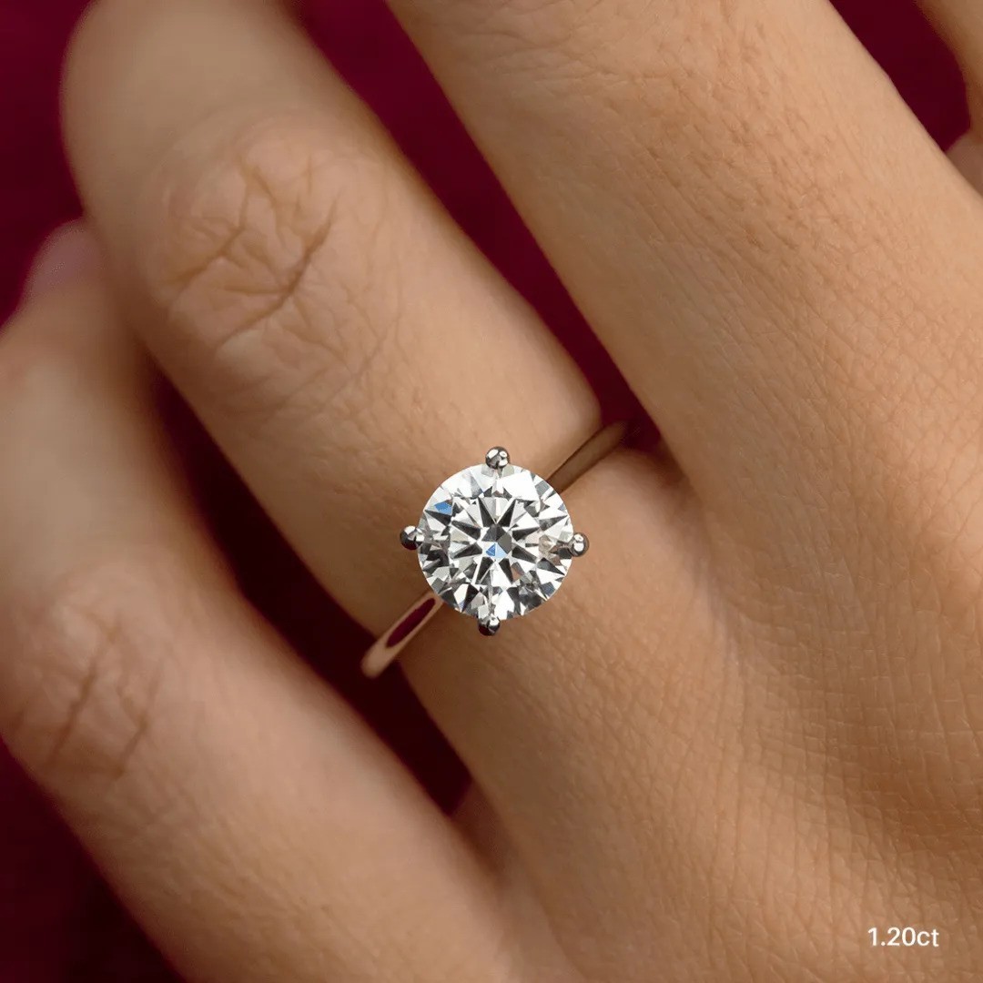0.03 ct VS1 Oval Cut White ring