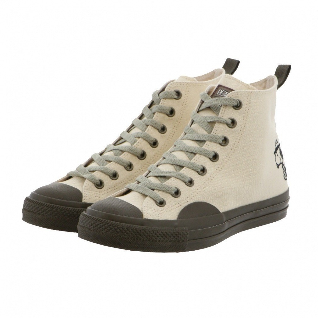 31310740 Peanuts Converse All Star BS HI Off White Taupe (Men's) tom11