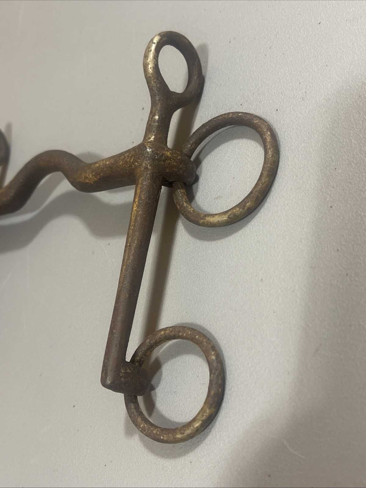 Weymouth Bit 4 Ring 5in Iron Horse Decor Western
