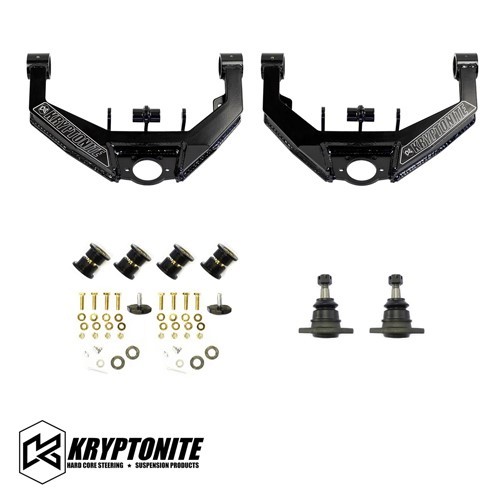 Kryptonite Dual Shock Upper Control Arm Kit 01-10 Silverado/Sierra 2500HD 3500HD