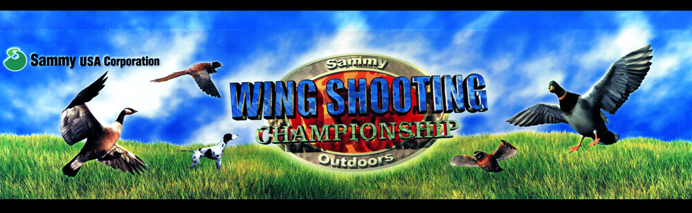 Wing Shooting Championship Arcade Marquee 26" x 8"