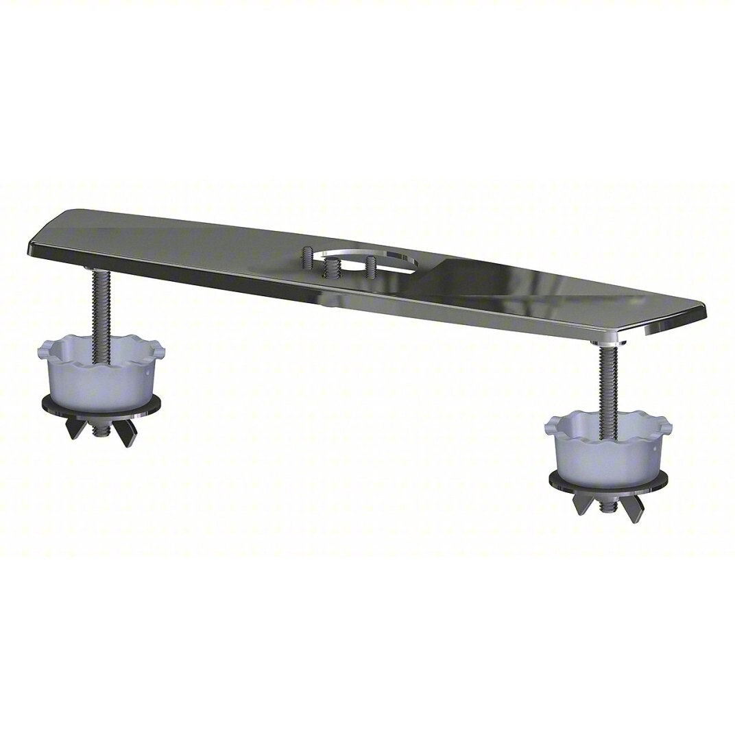 Chicago Faucets EQ-A13-KJKCP Trim Cover Plate Chrome 10-1/4" L 2-1/2" W