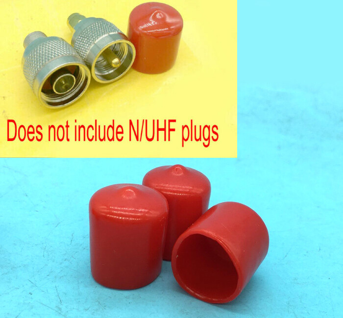 High-Quantity 500PCS φ18mm Plastic Dust Covers for N/UHF Male Connector Adapters