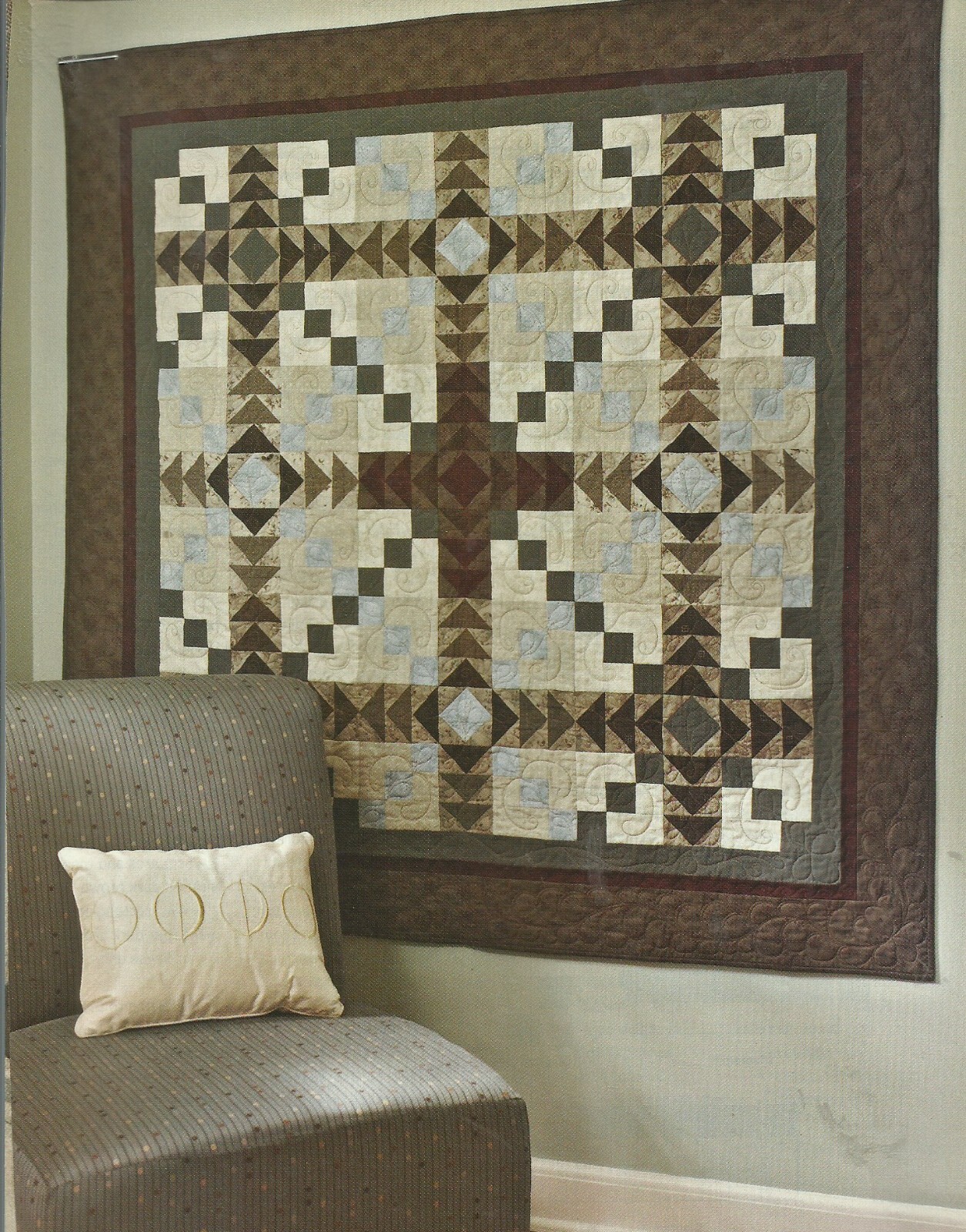 B0488  DUE NORTH WALLHANGING  QUILT PATTERN/INSTRUCTIONS