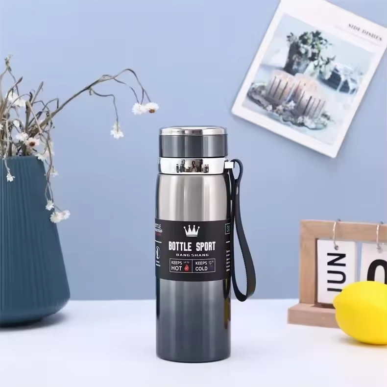 1L Stainless Steel Thermal Water Bottle Hot Cold Vacuum Flask BPA Free
