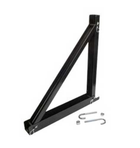12" Cable Runway Ladder Rack Triangle Wall Support Bracket Black