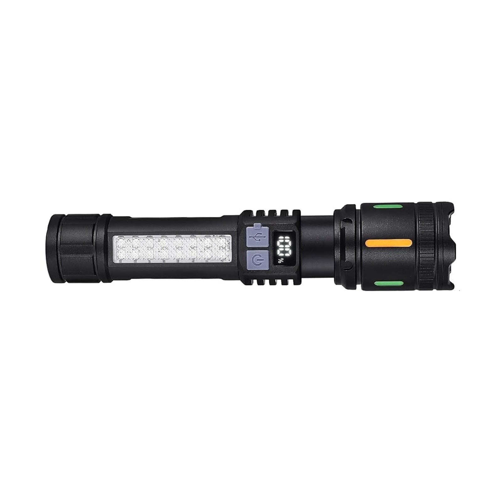 3000 Lumens Super Bright Tactical Flashlight Rechargeable 5 Modes Compact Design
