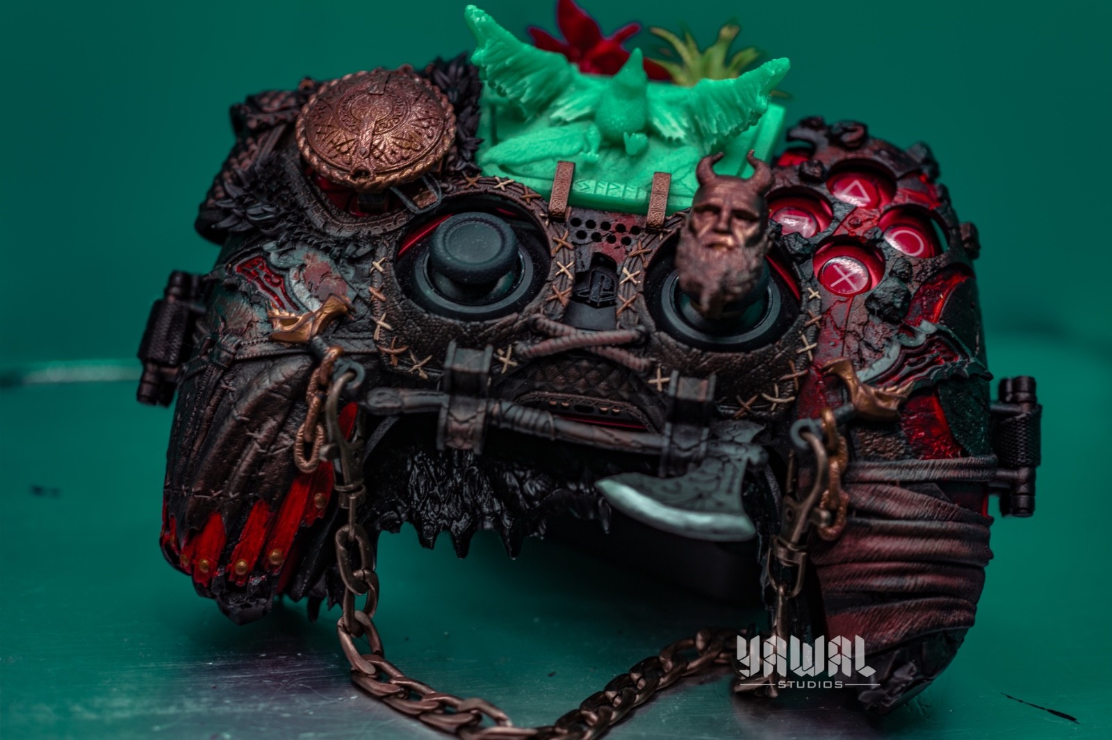 God Of War Functional Case for DualSense Ps5 Controller High Detailed By Y.S