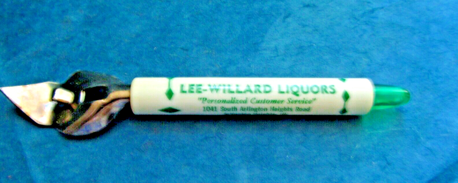 Vintage Lee-Willard Liquors promotional bottle opener