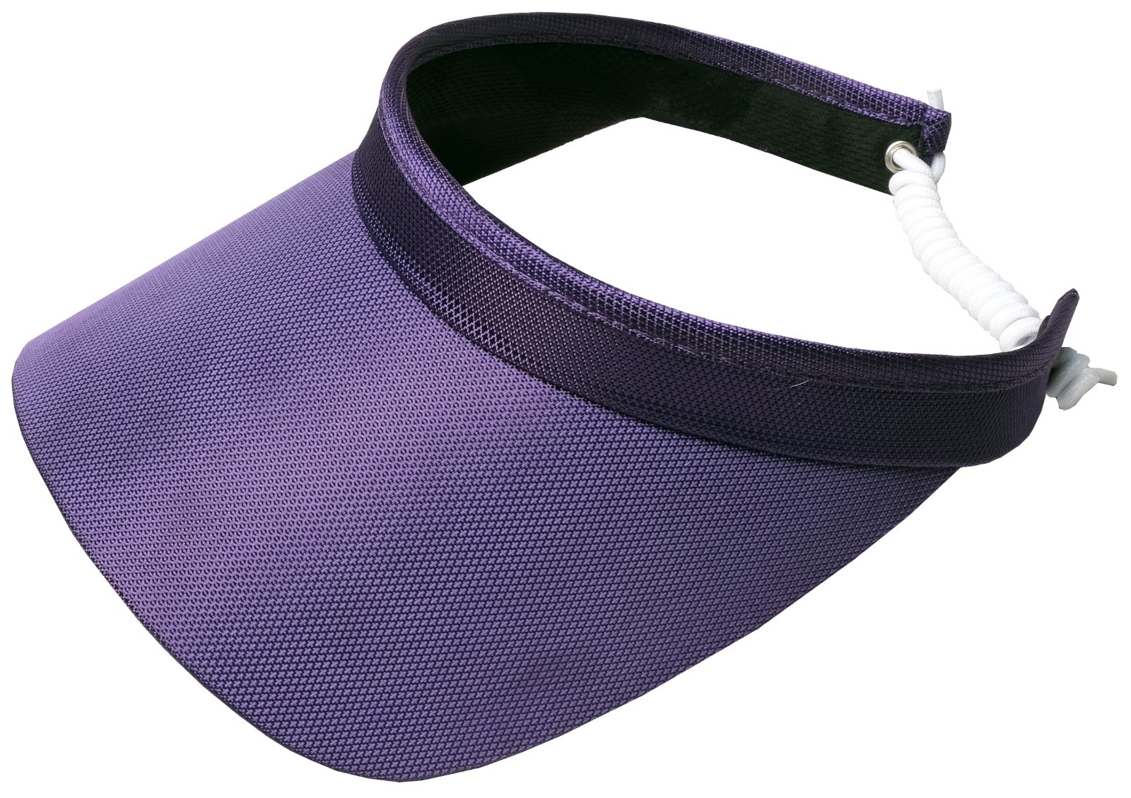 Ladies, adjustable, UV protected, comfortable, solid color visors