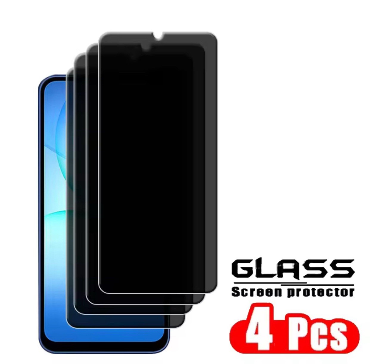 4Pcs Protector De Pantalla Privacidad Cristal Antiespía Para Samsung Galaxy A17