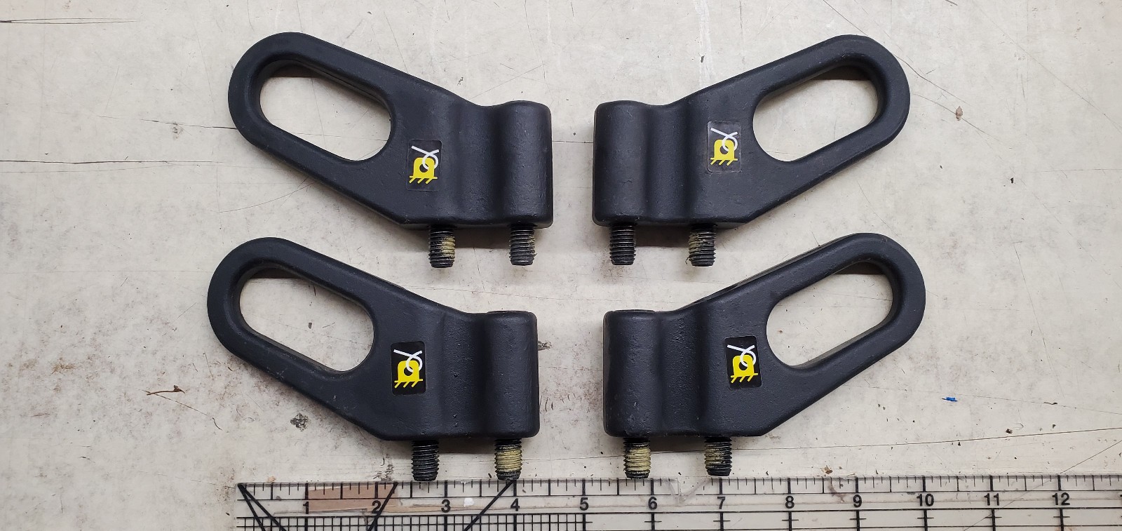 Transit Loop Tie-Down Brackets for Quantum Q6 Edge Power Wheelchair Set of 4