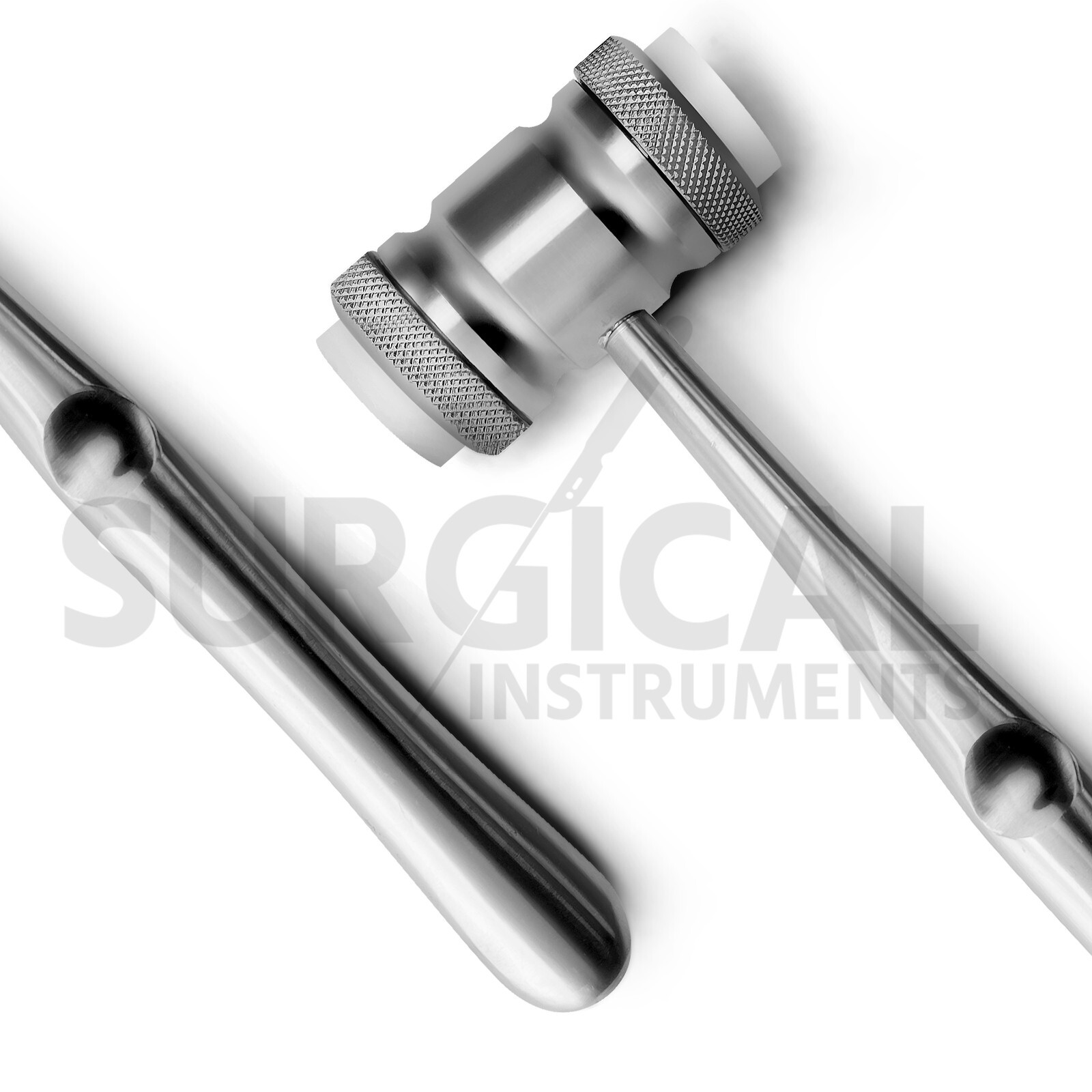 MEAD Mallet 7.5" Head 8oz With 2 Replaceable Nylon Caps Orthopedic German Grade